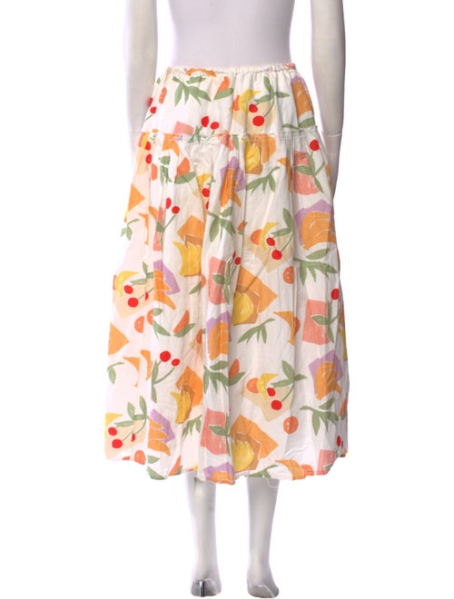 Rejina Pyo Printed Midi Length Skirt
