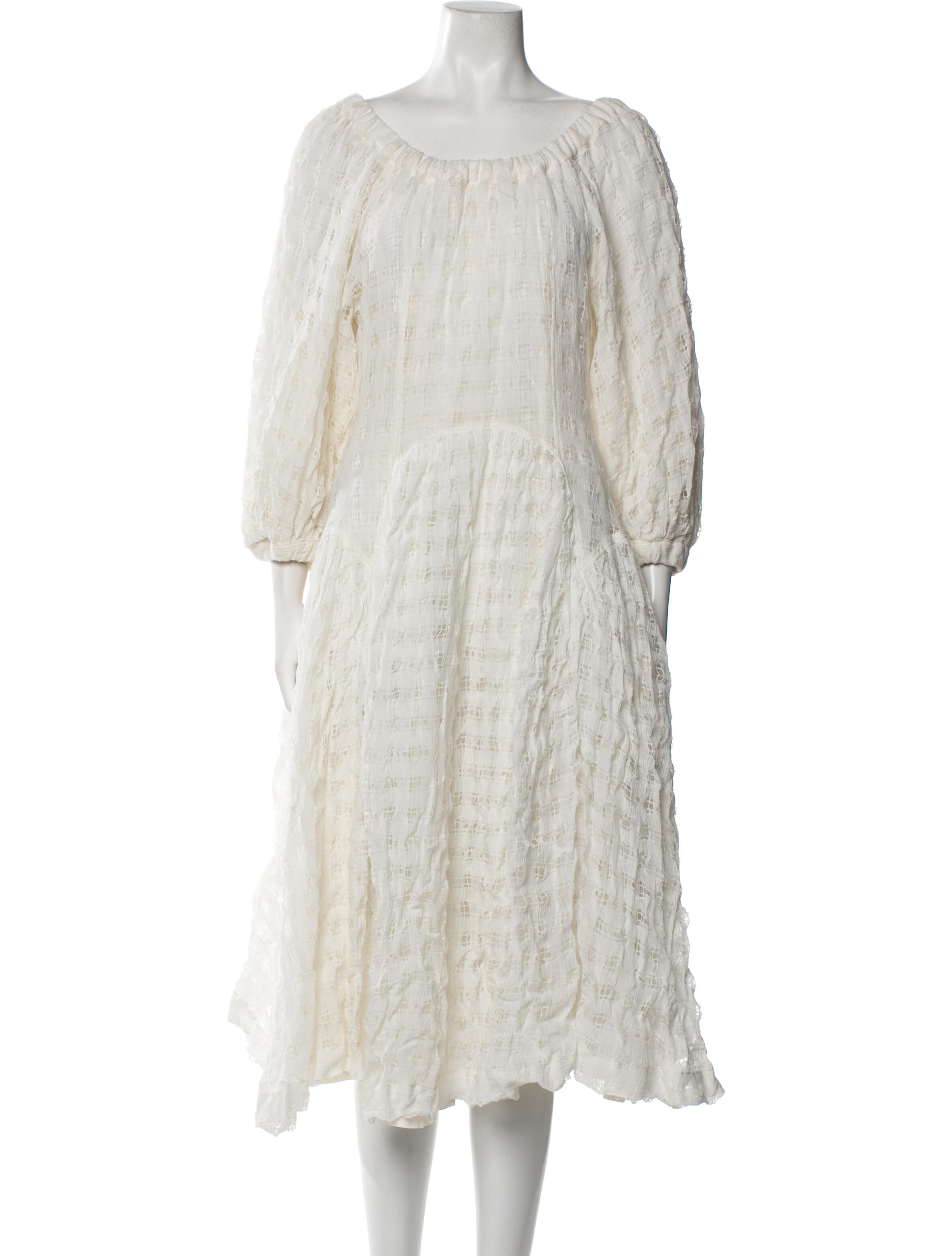 Rejina Pyo Scoop Neck Midi Length Dress