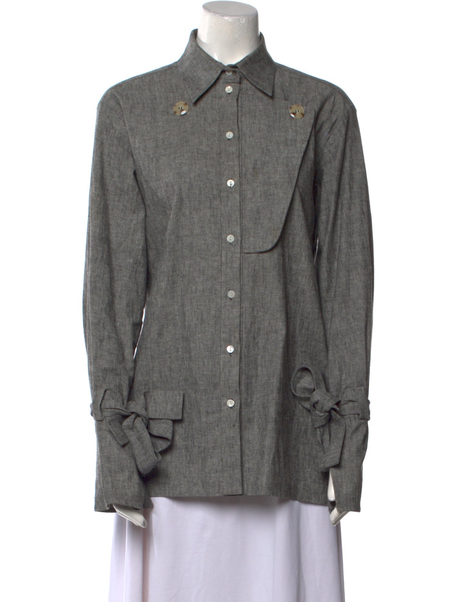 Rejina Pyo Long Sleeve Button-Up Top