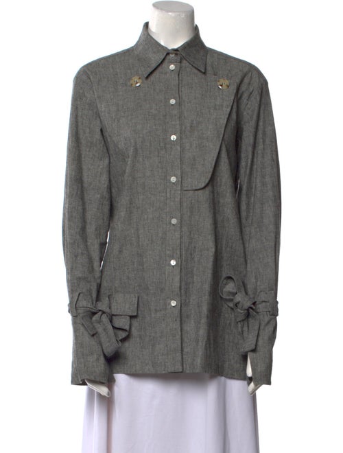 Rejina Pyo Long Sleeve Button-Up Top