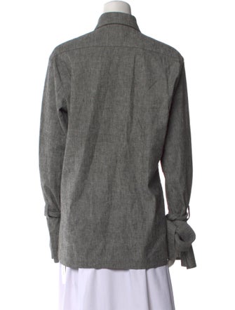 Rejina Pyo Long Sleeve Button-Up Top