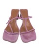 Rejina Pyo Suede T-Strap Sandals