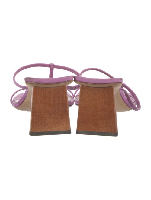 Rejina Pyo Suede T-Strap Sandals