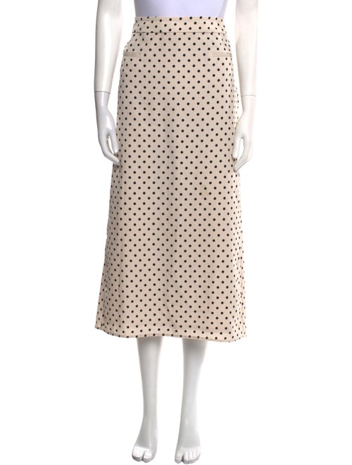 Rejina Pyo Polka Dot Print Midi Length Skirt