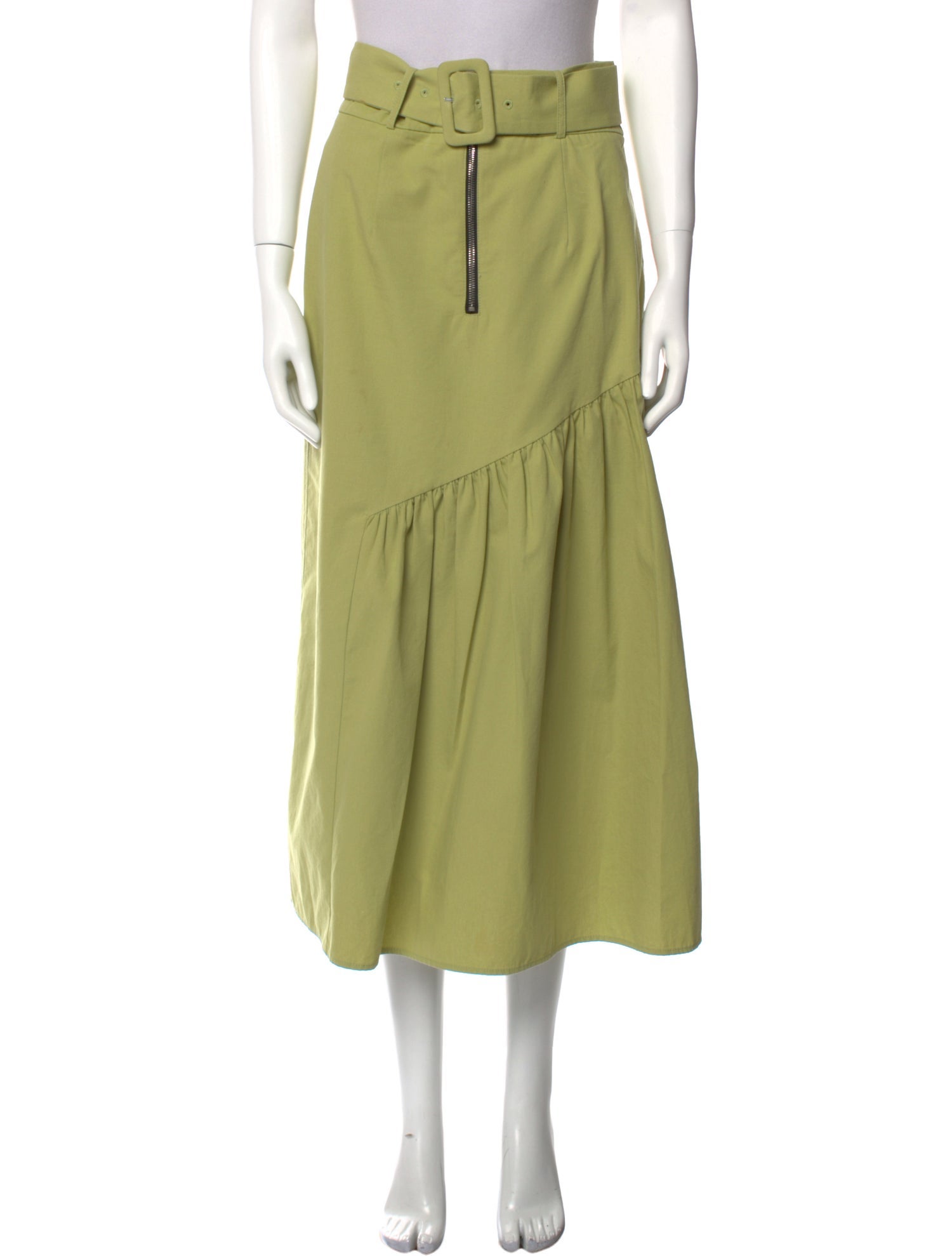 Rejina Pyo Pleated Accents Midi Length Skirt