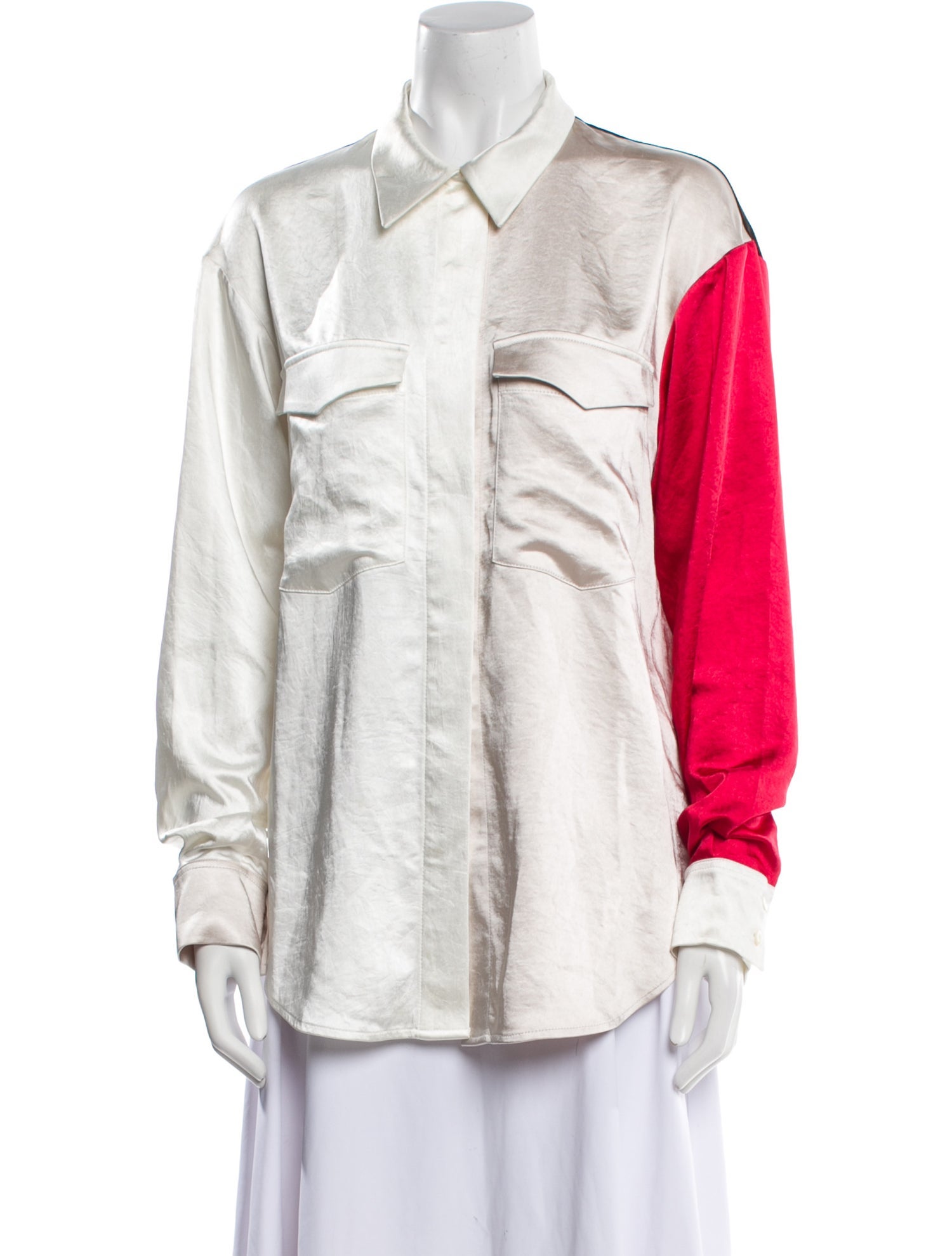 Rejina Pyo Long Sleeve Button-Up Top