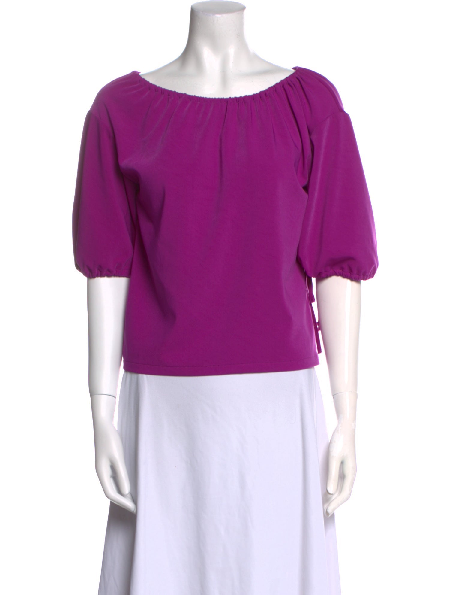 Rejina Pyo Scoop Neck Three-Quarter Sleeve Blouse