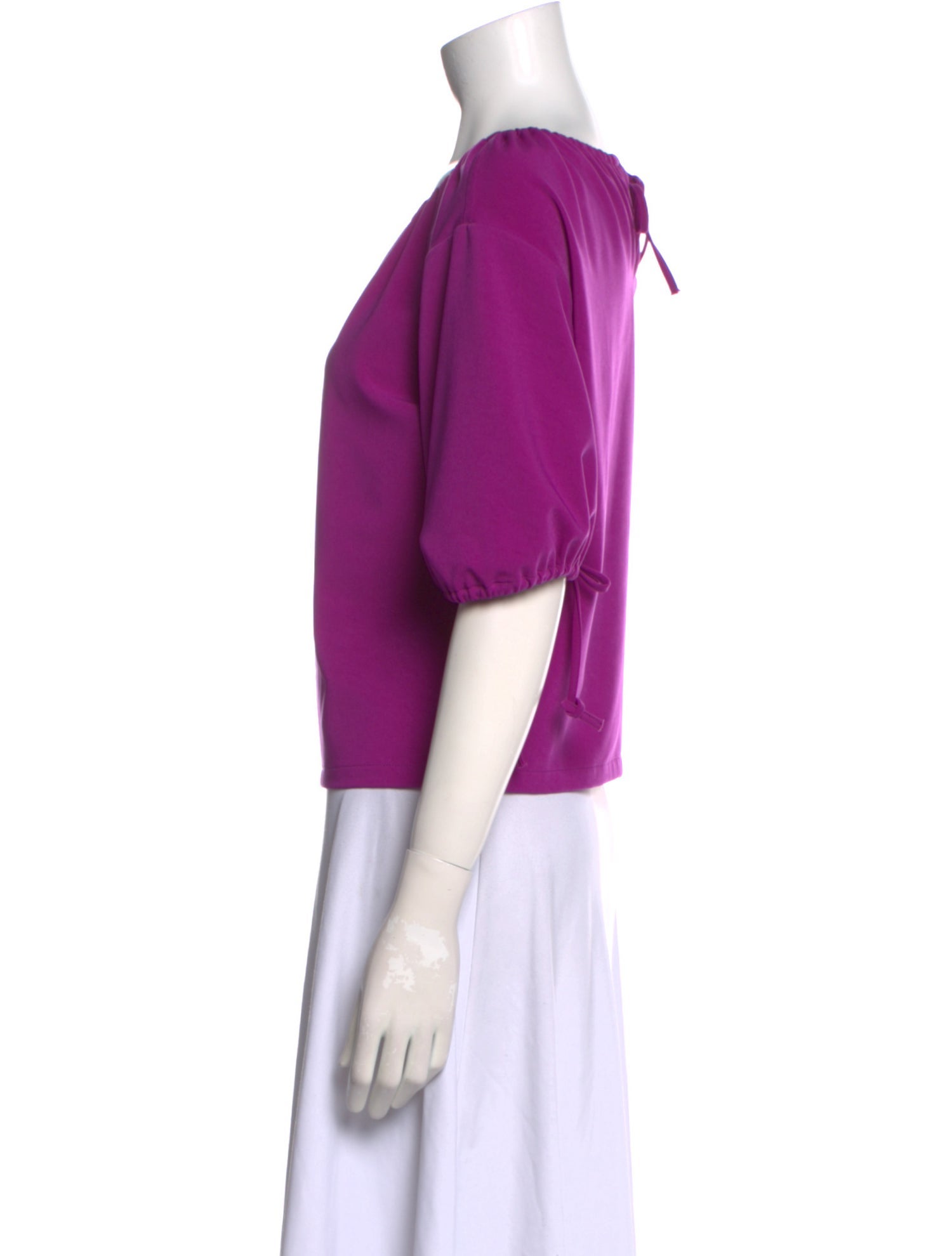 Rejina Pyo Scoop Neck Three-Quarter Sleeve Blouse