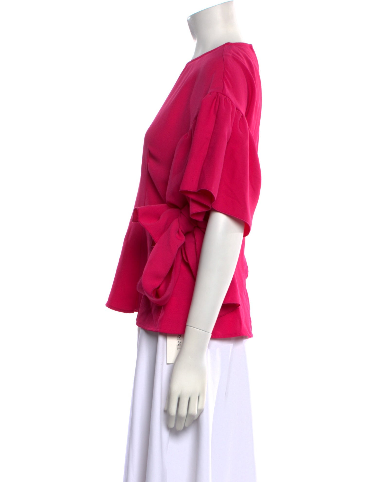 Rejina Pyo Crew Neck Three-Quarter Sleeve Blouse