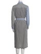 Rejina Pyo Striped Midi Length Dress