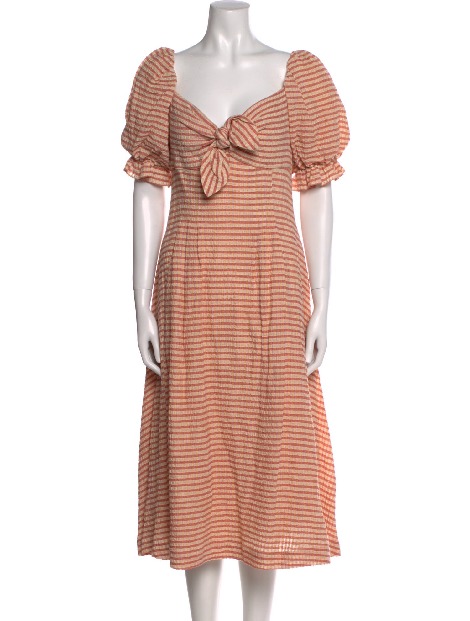 Rejina Pyo Striped Midi Length Dress