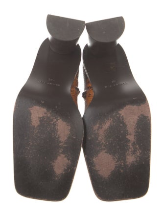 Rejina Pyo Leather Animal Print Boots