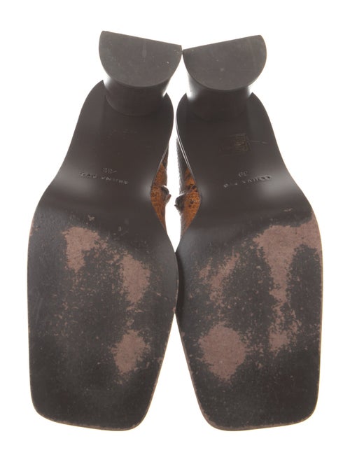 Rejina Pyo Leather Animal Print Boots