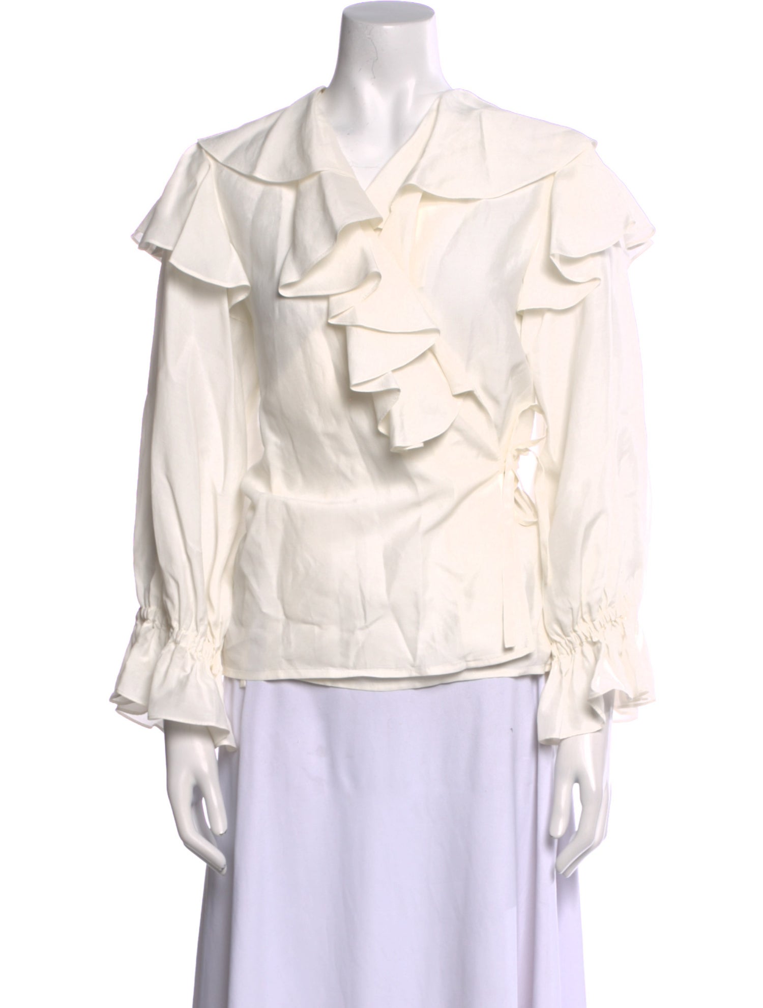 Rejina Pyo V-Neck Long Sleeve Blouse