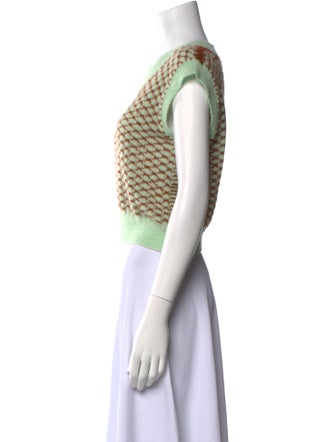 Rejina Pyo Alpaca Printed Crop Top