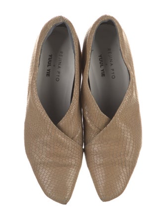 Rejina Pyo Leather Printed Pumps