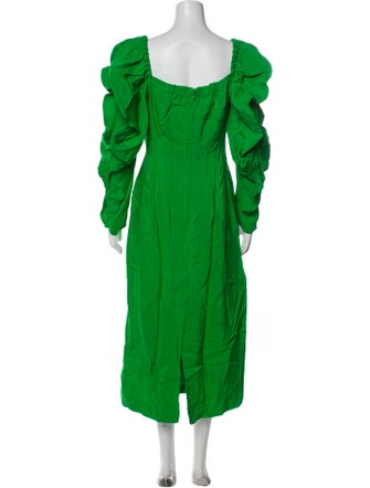 Rejina Pyo Square Neckline Long Dress