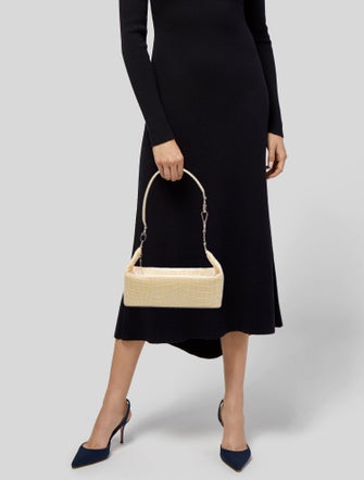 Rejina Pyo Embossed Leather Shoulder Bag