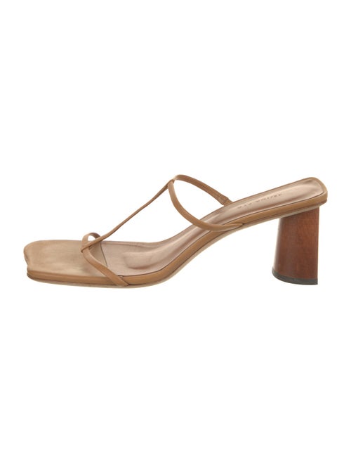 Rejina Pyo Leather T-Strap Sandals