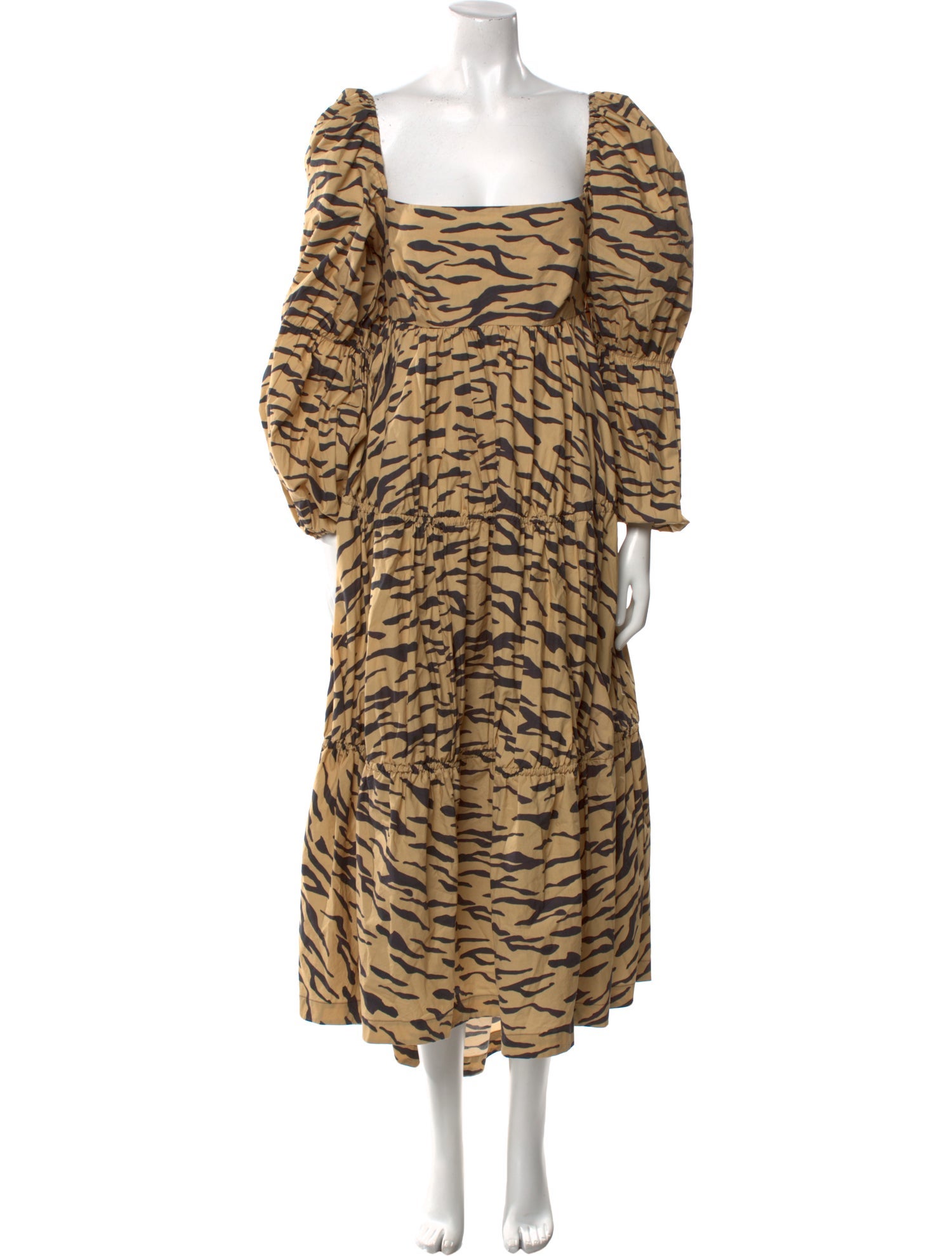 Rejina Pyo Animal Print Long Dress