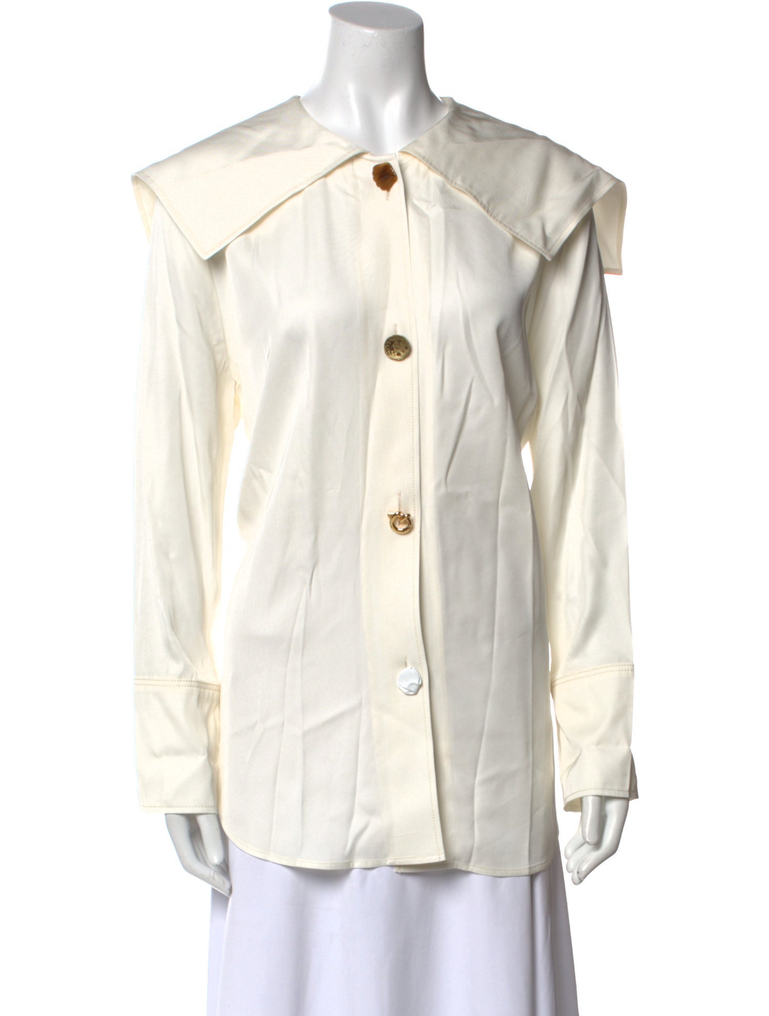 Rejina Pyo Long Sleeve Button-Up Top