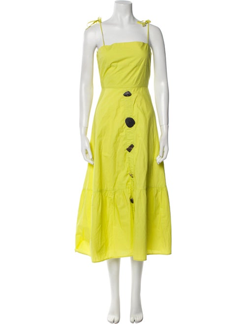 Rejina Pyo Square Neckline Long Dress