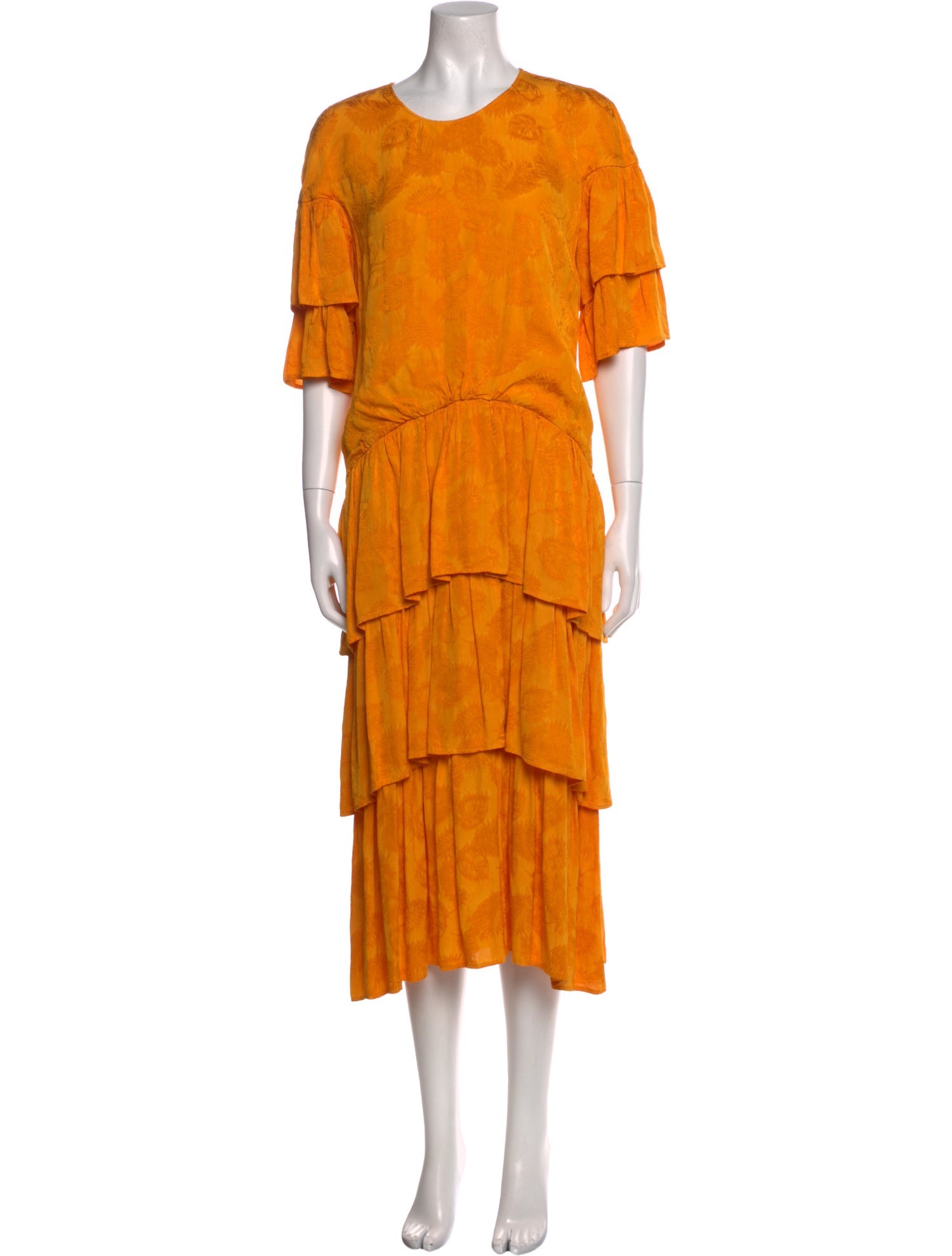 Rejina Pyo Crew Neck Long Dress