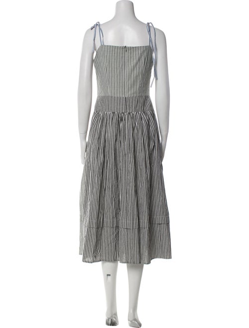 Rejina Pyo Striped Midi Length Dress