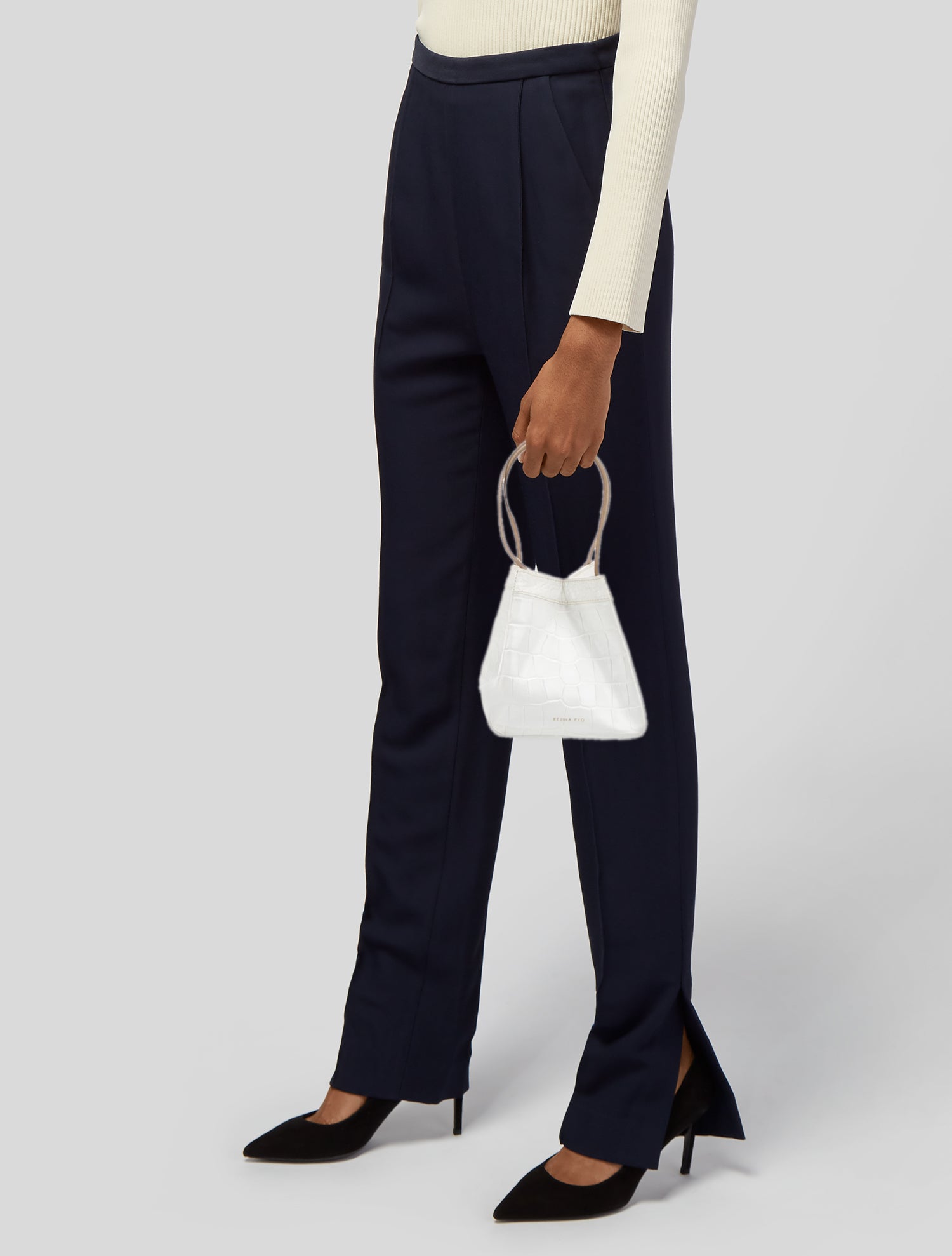 Rejina Pyo Leather Top Handle Bag