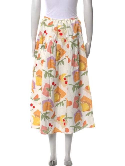 Rejina Pyo Printed Midi Length Skirt