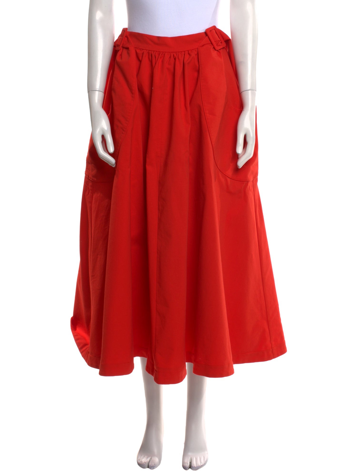 Rejina Pyo Pleated Accents Midi Length Skirt