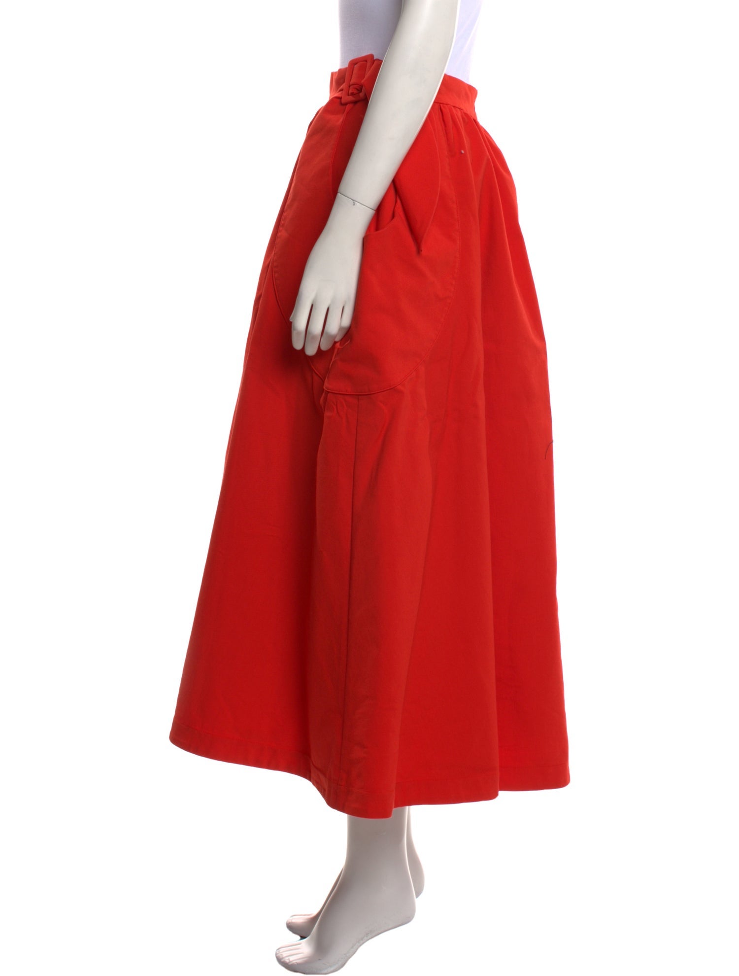 Rejina Pyo Pleated Accents Midi Length Skirt