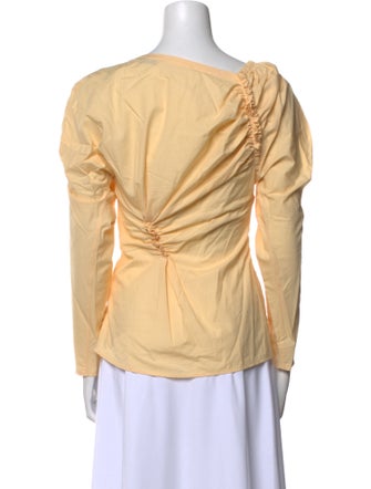 Rejina Pyo Square Neckline Long Sleeve Blouse