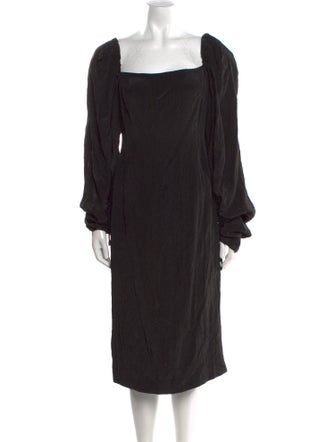 Rejina Pyo Square Neckline Midi Length Dress