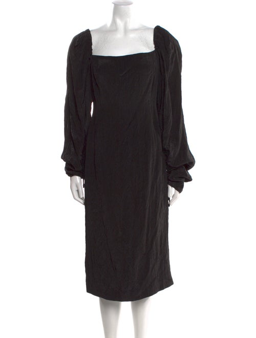 Rejina Pyo Square Neckline Midi Length Dress