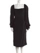 Rejina Pyo Square Neckline Midi Length Dress