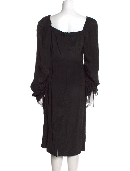 Rejina Pyo Square Neckline Midi Length Dress