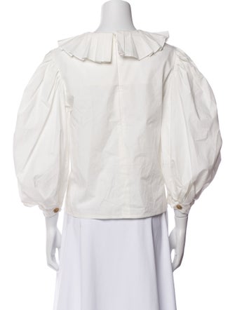 Rejina Pyo Off-The-Shoulder Three-Quarter Sleeve Blouse