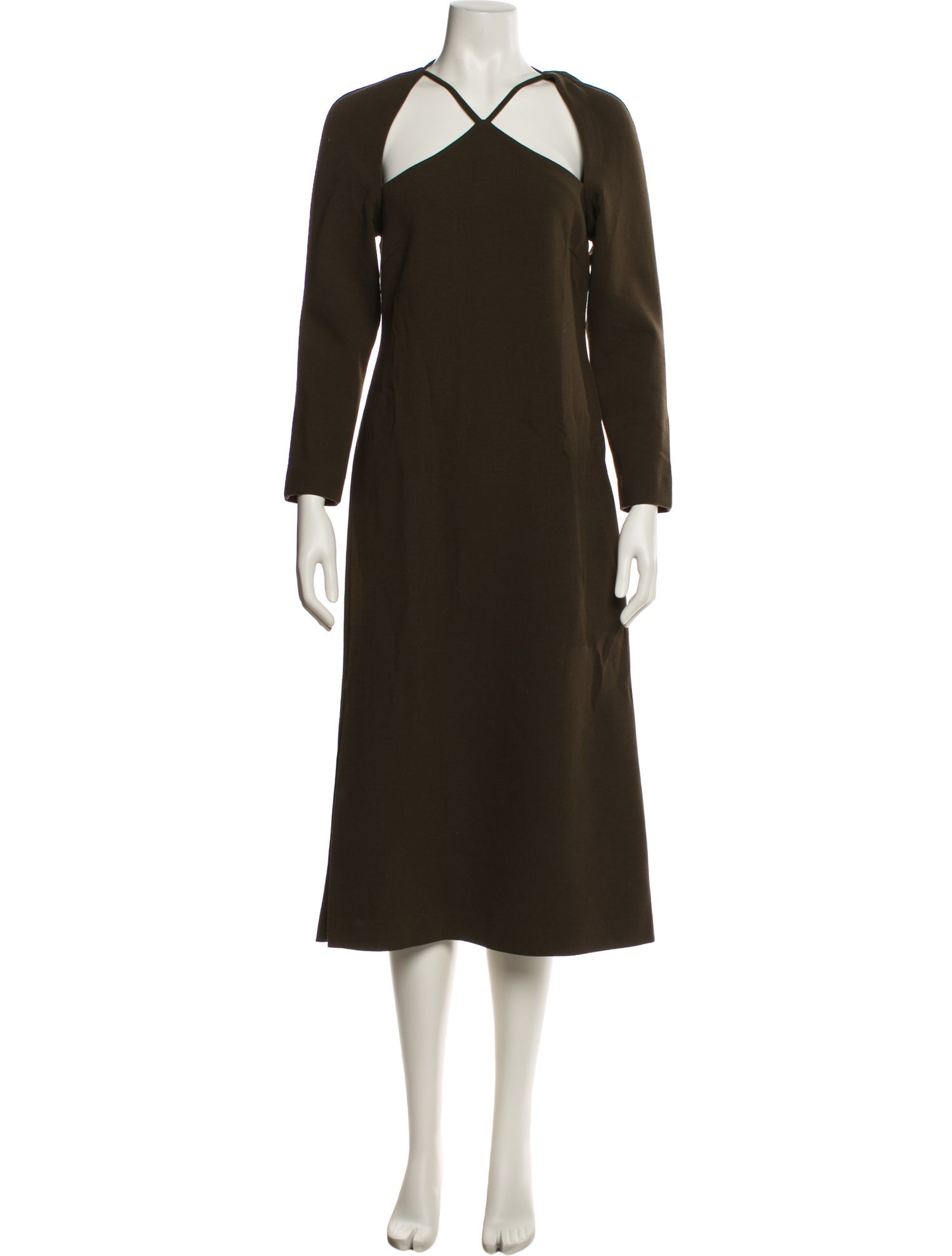 Rejina Pyo Wool Midi Length Dress