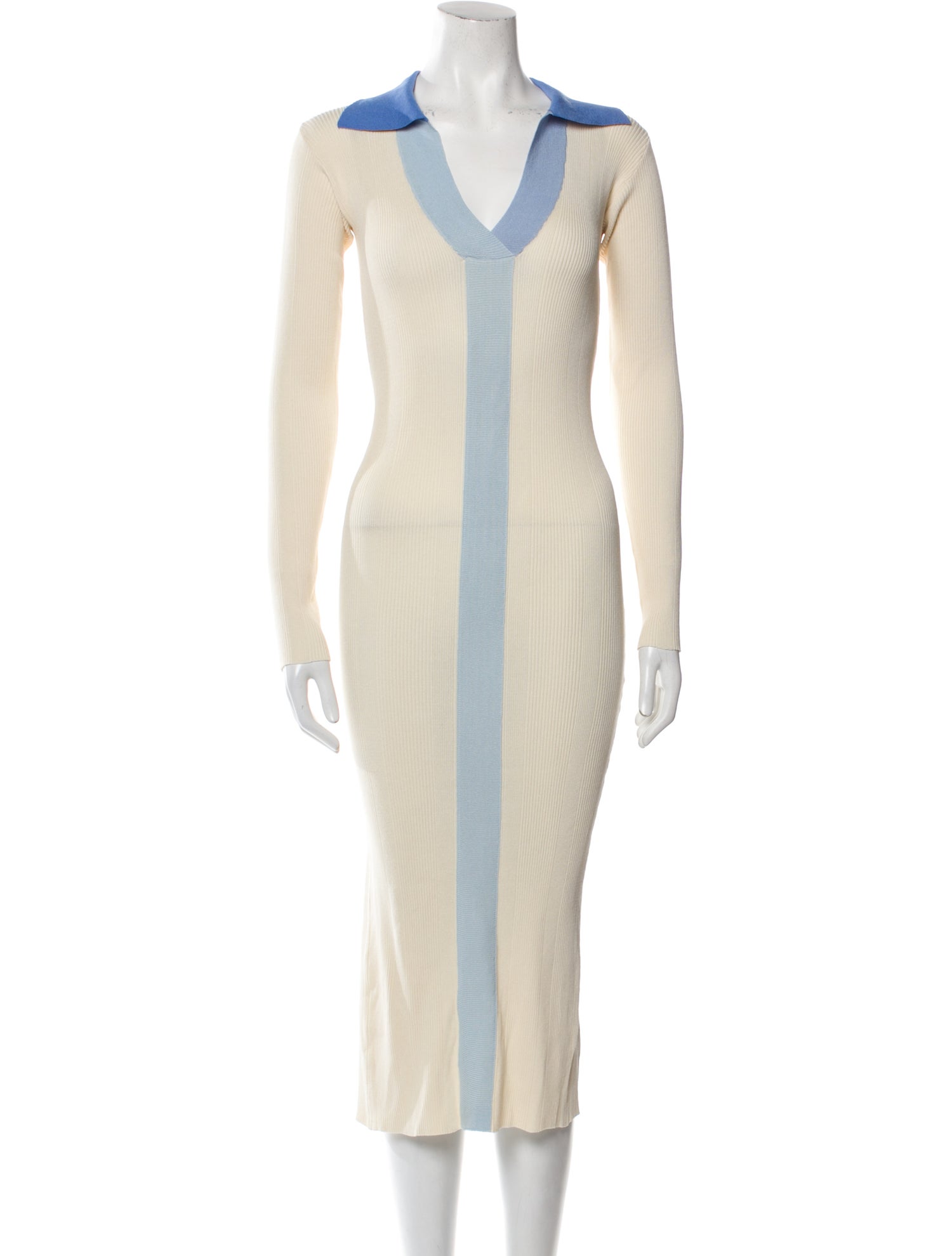 REMAIN Birger Christensen V-Neck Midi Length Dress w/ Tags