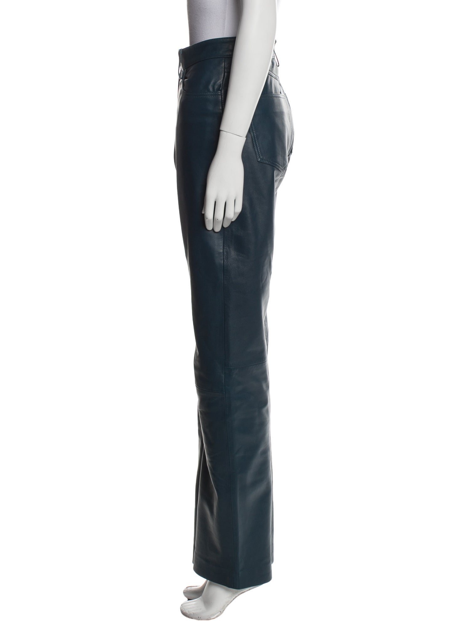 REMAIN Birger Christensen Leather Straight Leg Pants