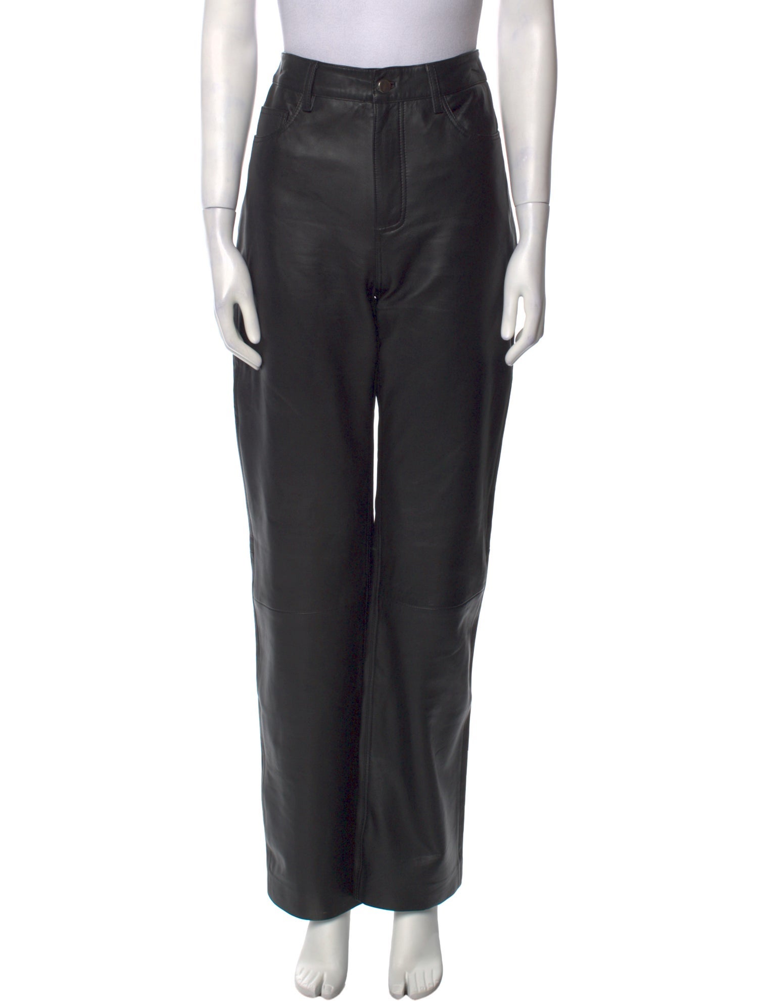 REMAIN Birger Christensen Leather Wide Leg Pants