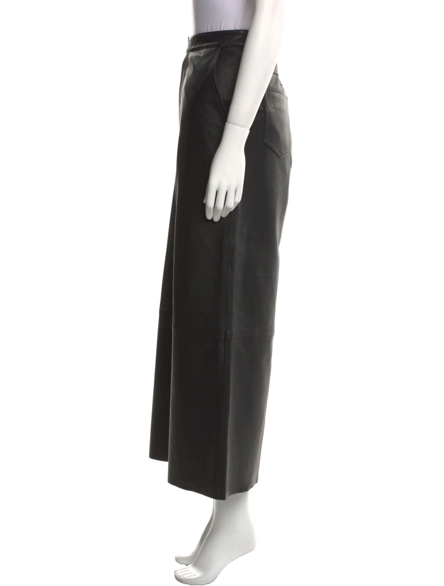 REMAIN Birger Christensen Leather Wide Leg Pants
