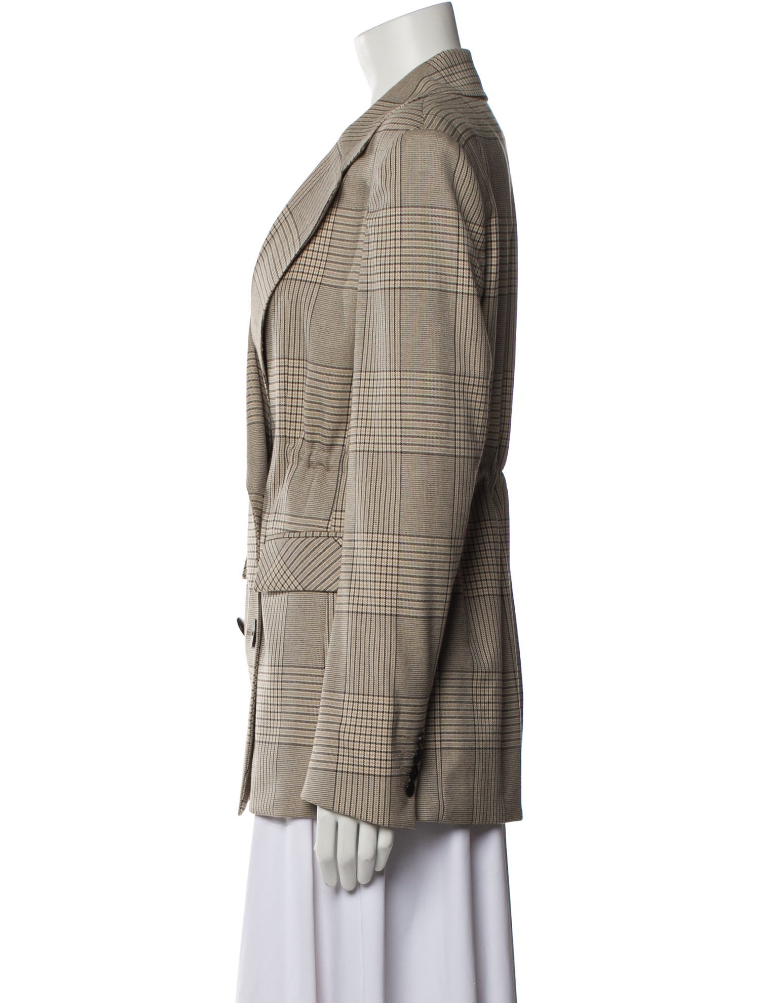 REMAIN Birger Christensen Plaid Print Blazer