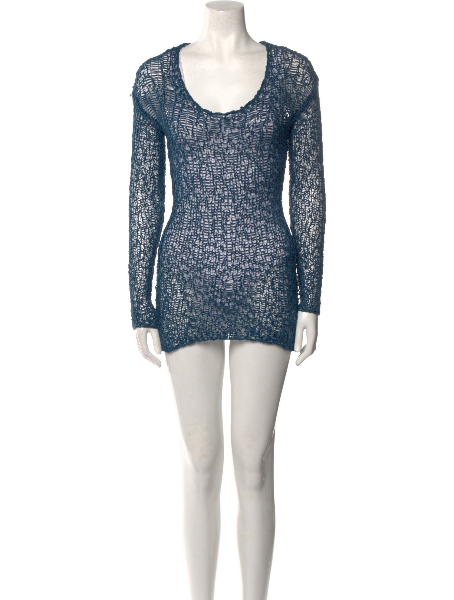 REMAIN Birger Christensen Scoop Neck Mini Dress