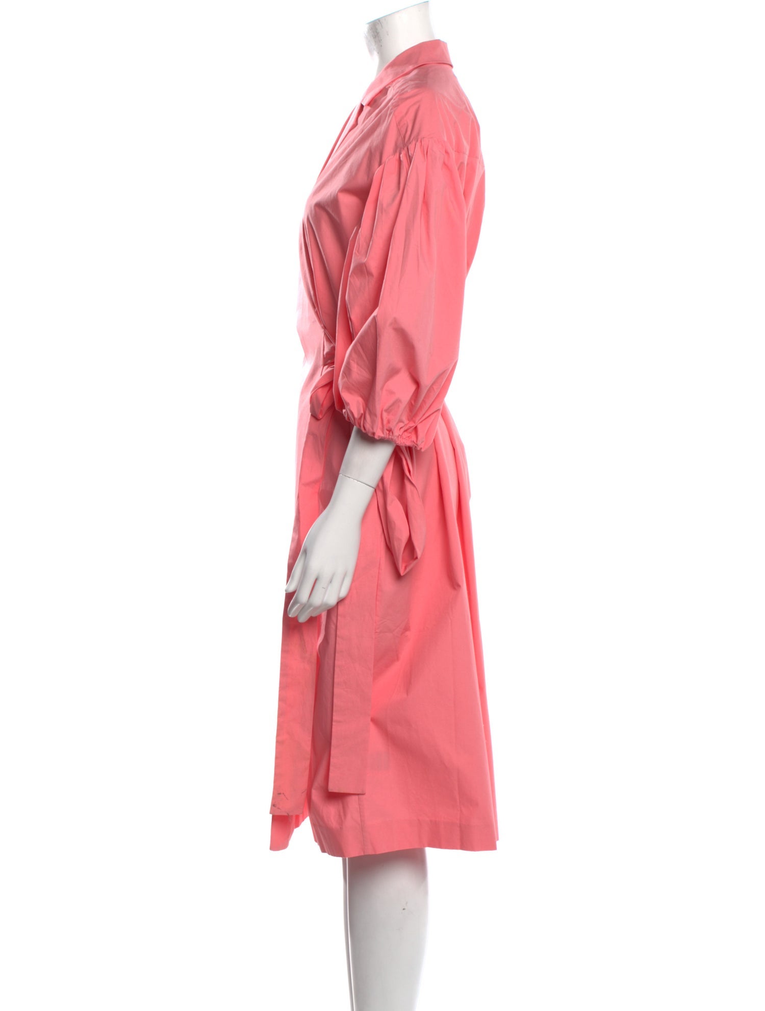 REMAIN Birger Christensen V-Neck Midi Length Dress