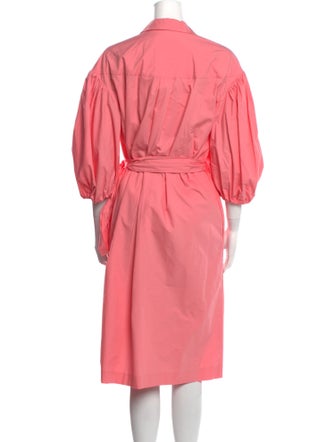 REMAIN Birger Christensen V-Neck Midi Length Dress