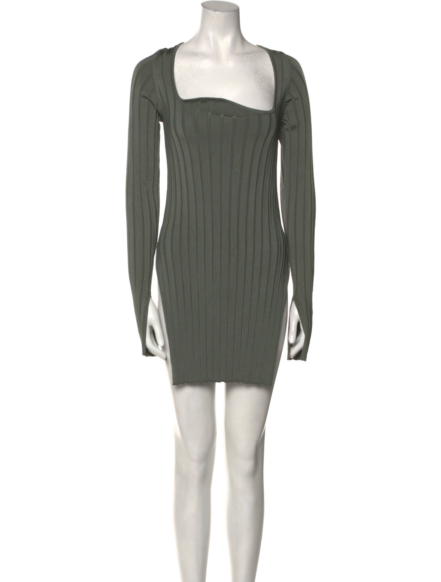 REMAIN Birger Christensen Square Neckline Mini Dress