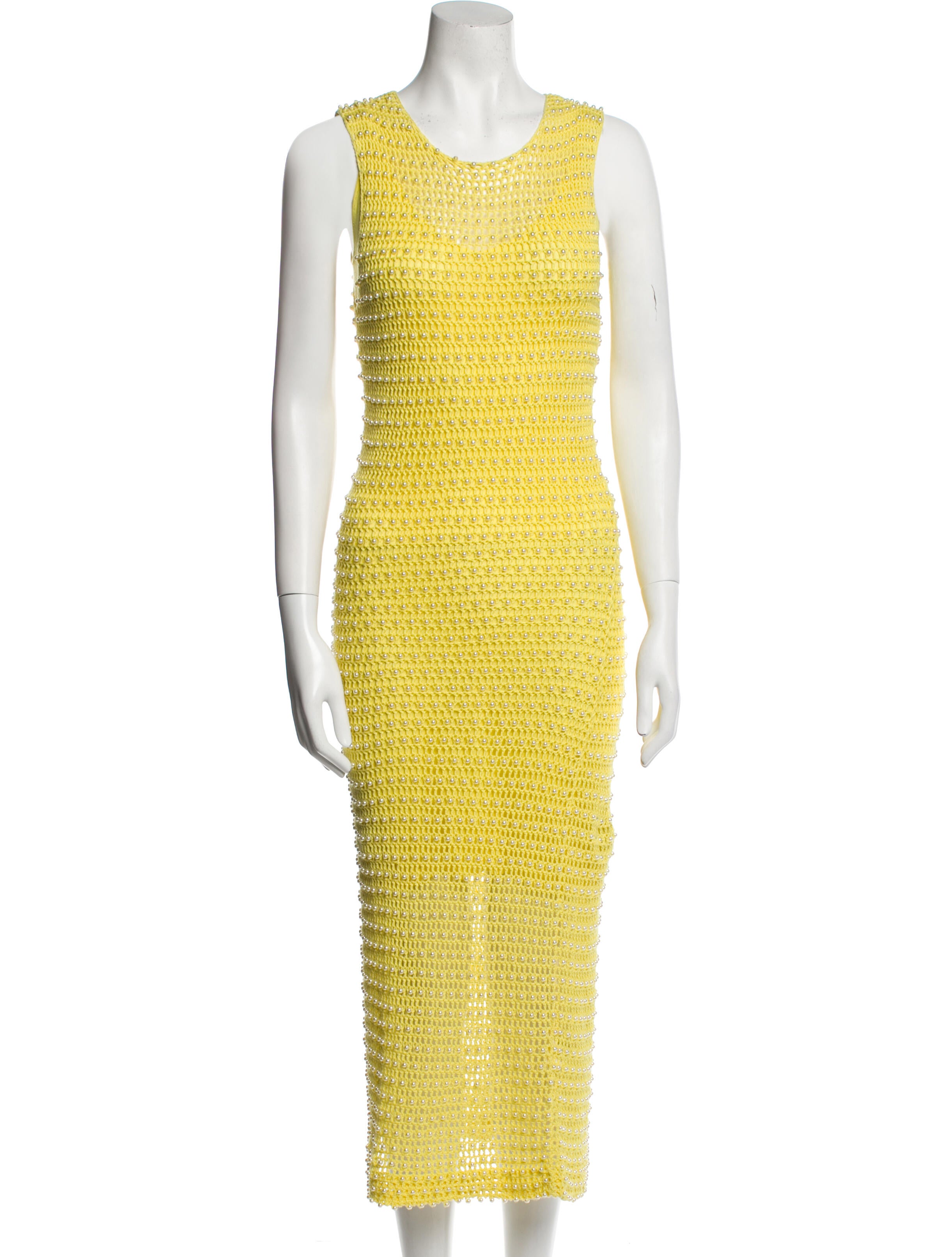 REMAIN Birger Christensen Scoop Neck Long Dress