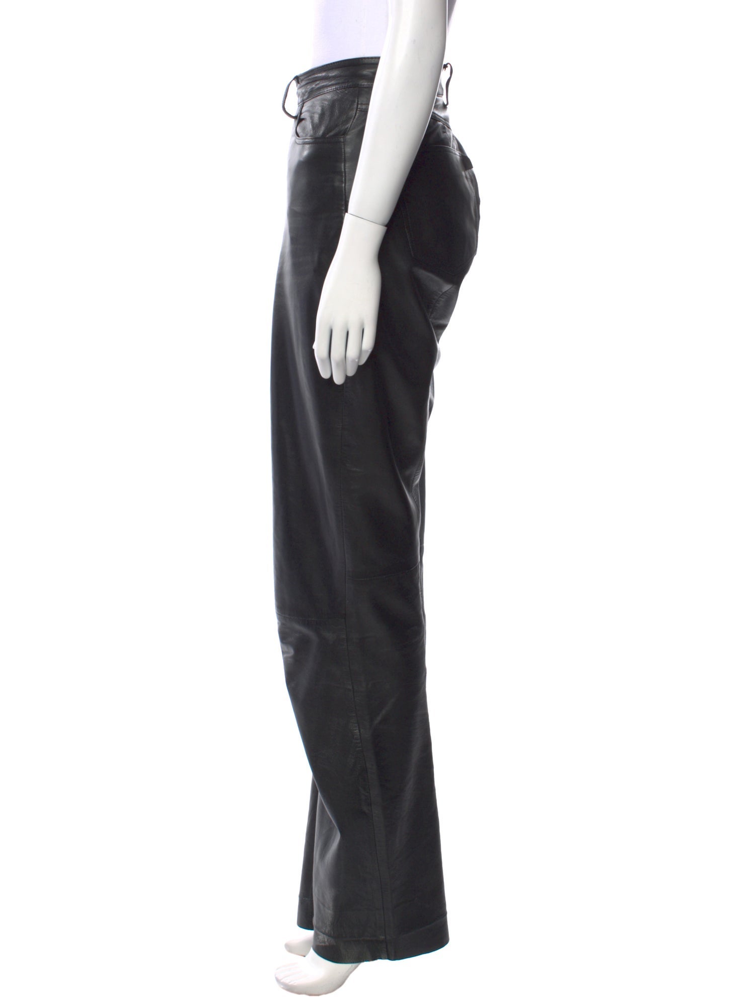 REMAIN Birger Christensen Leather Straight Leg Pants